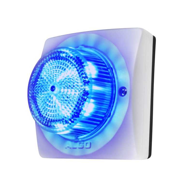 8138 with blue strobe light